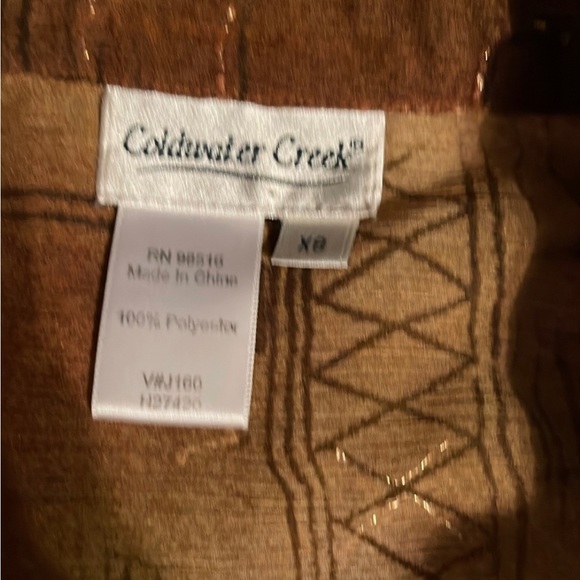 New Coldwater Creek Blouse Size XS - Picture 5 of 6